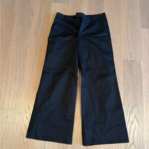 Khy low rise black poplin pants